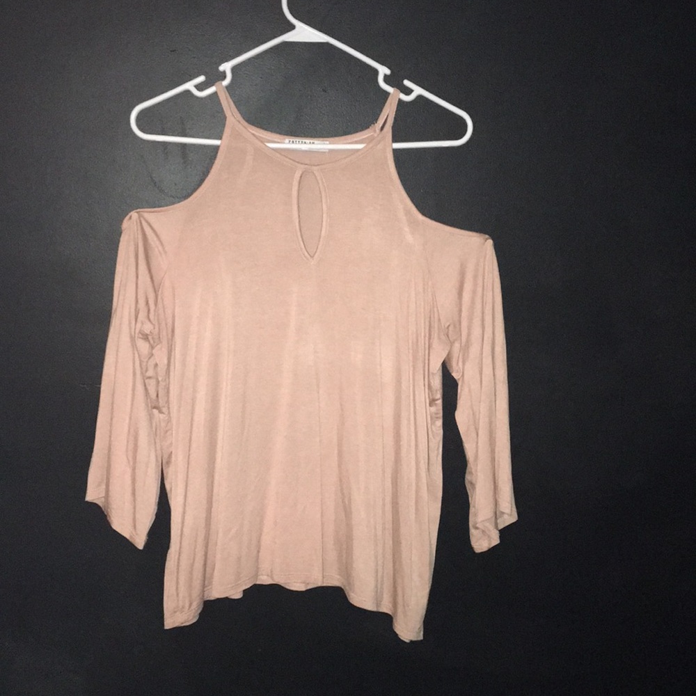 Cotton On Cold Shoulder Mauve Shirt